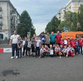 Команда отделения вольной борьбы — серебряный призёр турнира по флорболу